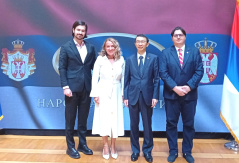30 August 2024 The members of the Parliamentary Friendship Group with Japan and the Japanese Ambassador to Serbia